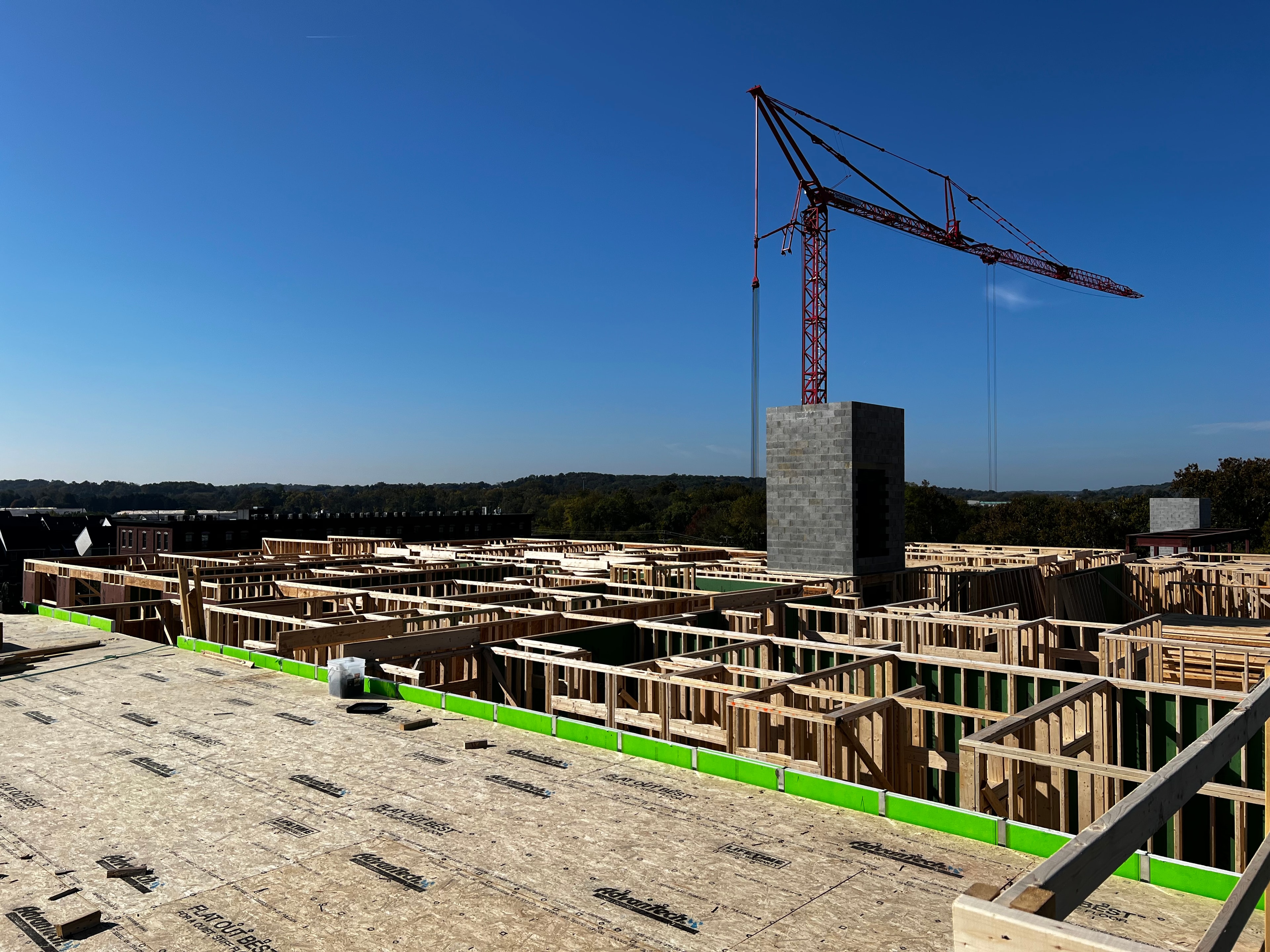 BCI construction crew on site